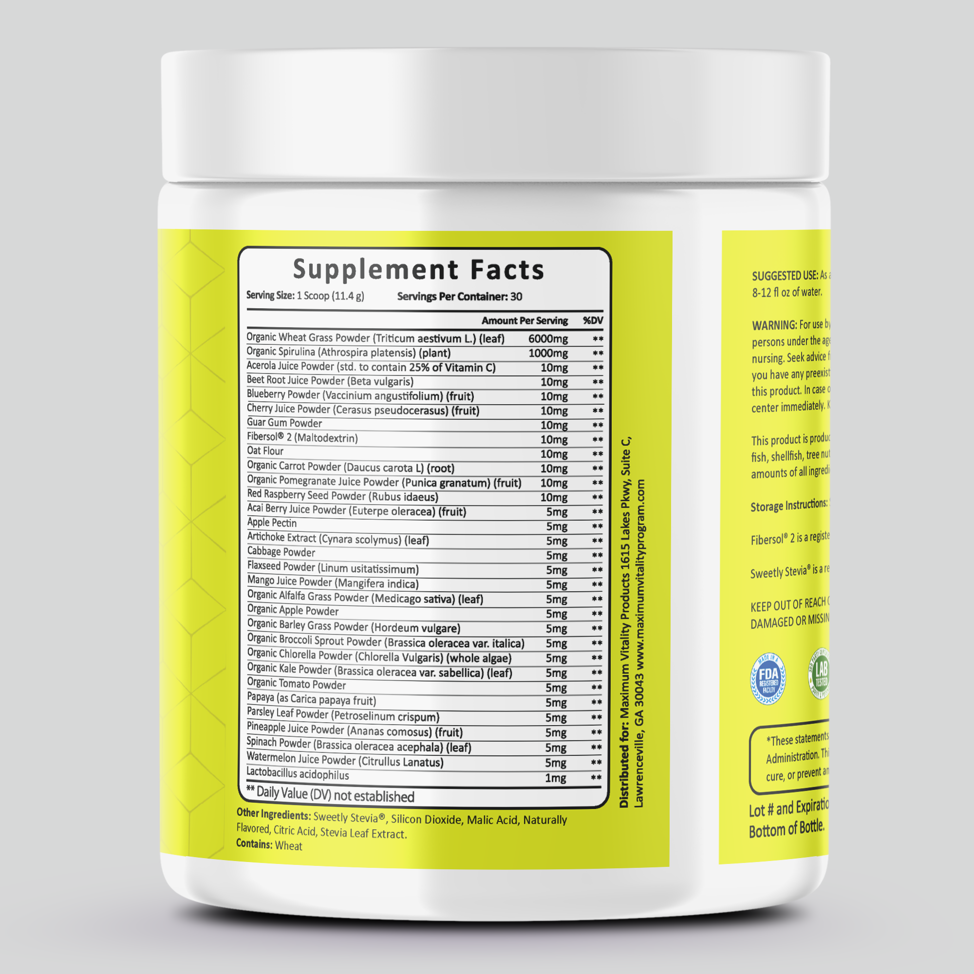 Organic Greens - Premium Superfood Powder | Strawberry Watermelon